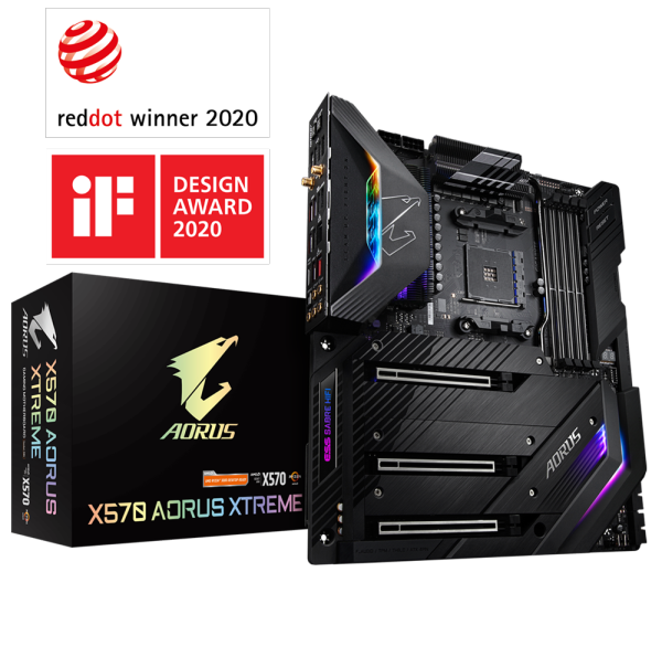 技嘉X570 AORUS XTREME主板荣获2020 IF及Reddot设计奖双料殊荣