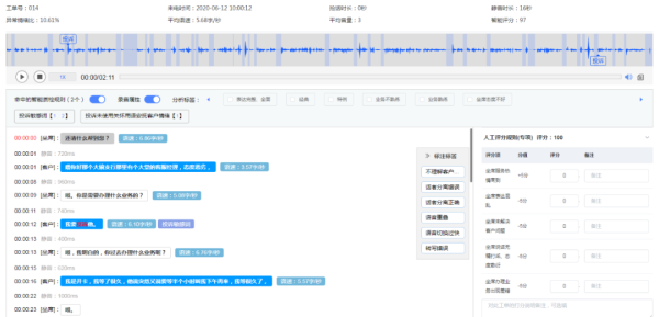 新一代灵云智能语音质检，全量质检、客观公正、数据挖掘只是标配