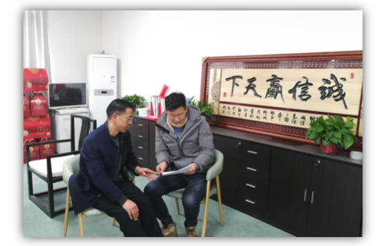 绿盾征信睢宁服务机构参加邱集镇信用赋能、信用服务进企业活动